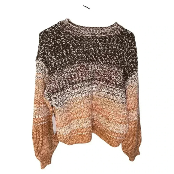 NWT - DEX Crew Neck Ombre Sweater size M - Picture 4 of 7